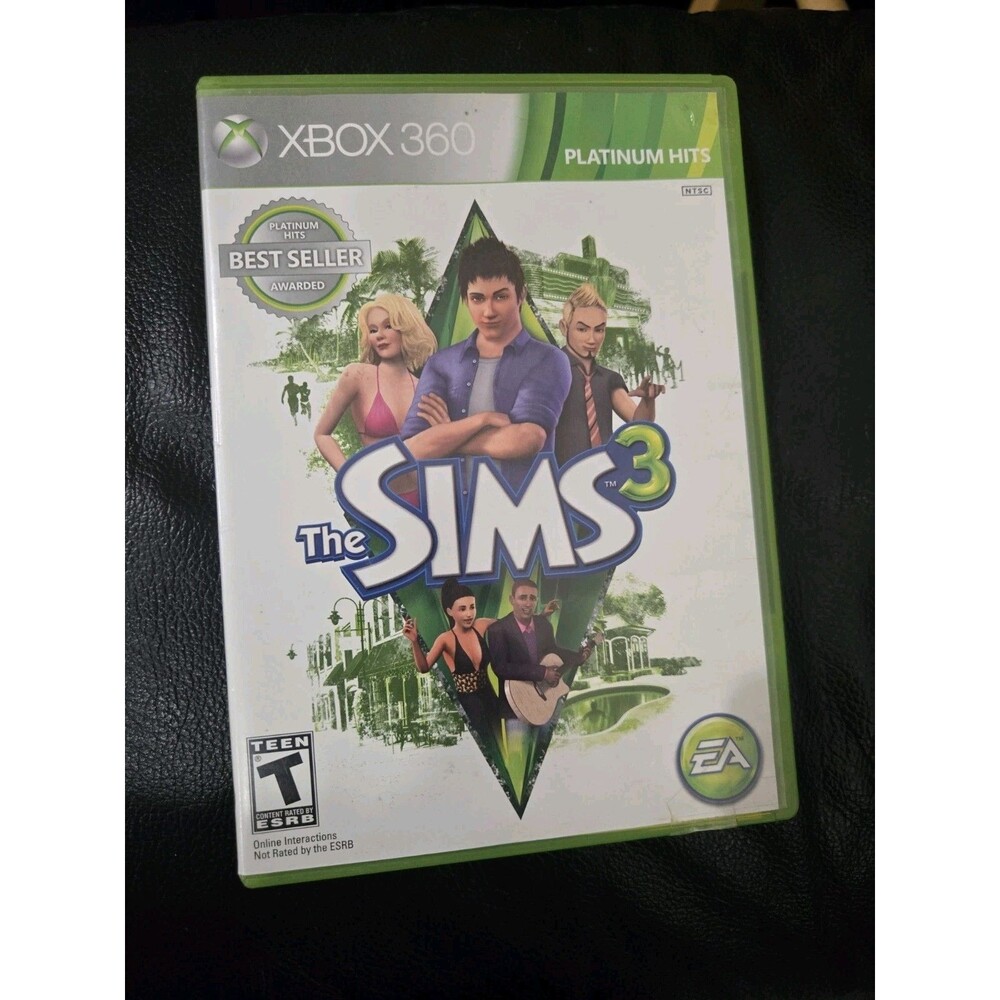 The Sims 3 Microsoft Xbox 360 Video Game Disc And Insert Tested And Works